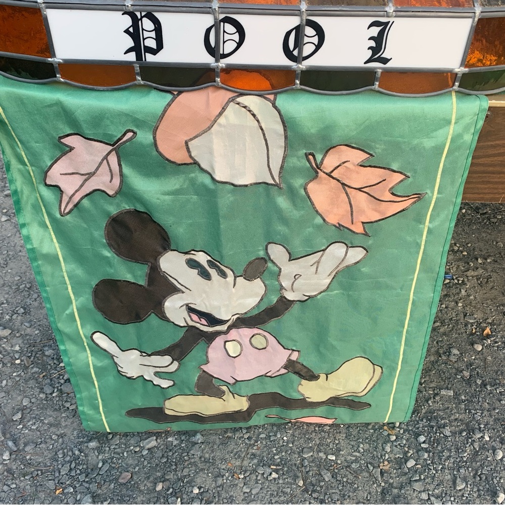 Vintage Disney Mickey Mouse Flag
